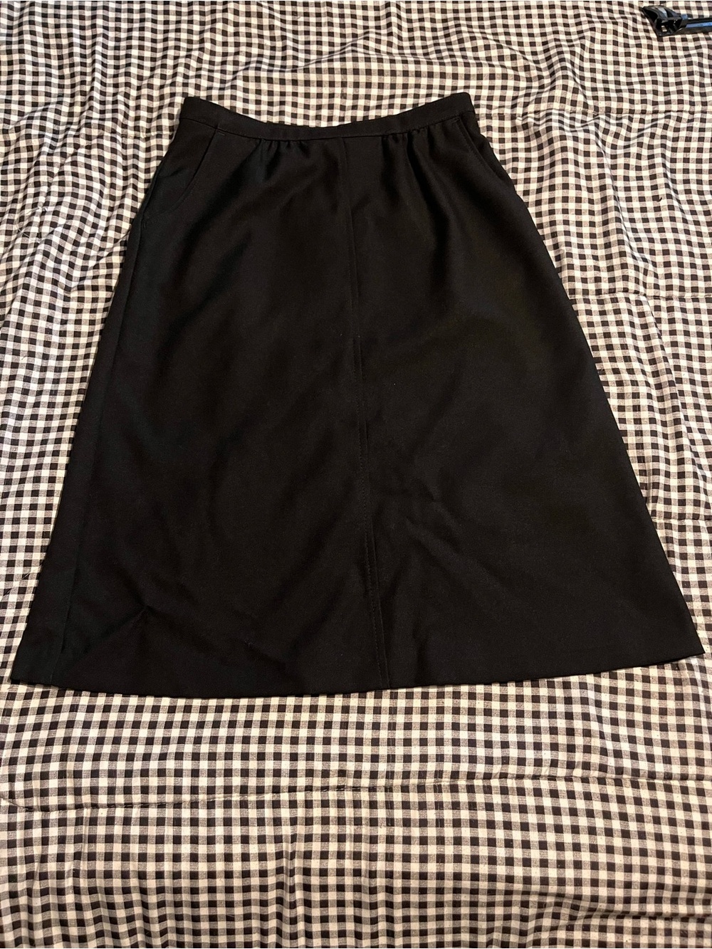 Levi's Black A-Line Midi Skirt